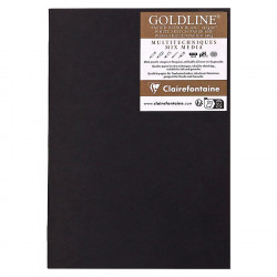 Carnet de dessin Goldline 140 g/m² 20 feuilles 14,8 x 21 cm