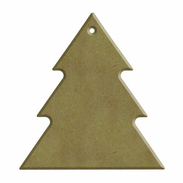 Petit Sapin en bois 6 mm x 6 x 6 cm