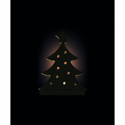 Porte-Bougie Sapin de Noël 6 mm x 12 cm