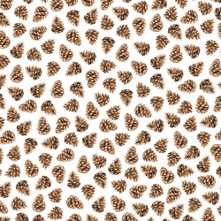 Bloc de 30 Feuilles imprimées 30,5 x 30,5 cm Christmas Berries