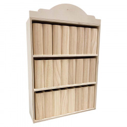 Calendrier de l'Avent 45 x 30 x 9 cm Bibliothèque
