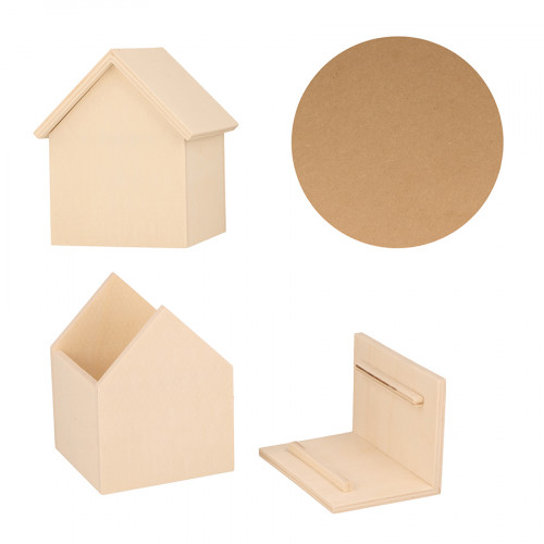 Calendrier de l'Avent 43 x ø 35 cm Maisons