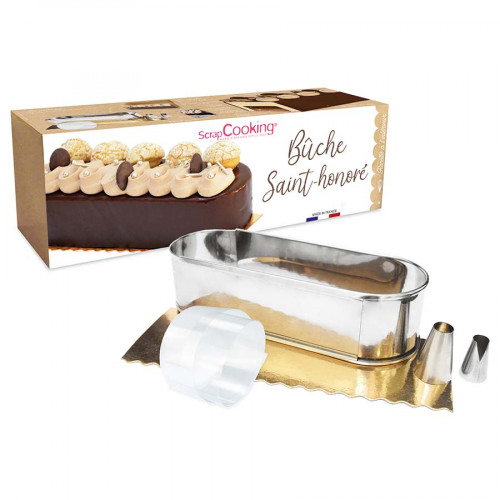 KIT MOULE SEMI-RIGIDE BUCHE MATELASSE SCRAPCOOKING - Art Cuisine