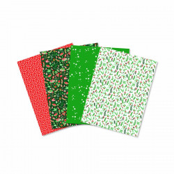 Papier Texture 30 x 40 cm Noël cosy