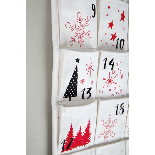 Calendrier de l'avent à suspendre 36 x 82 cm