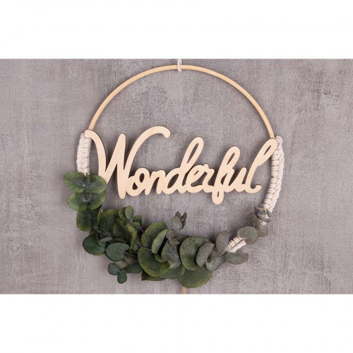 Mots Love Magic Wonderful en bois 3 pcs