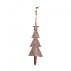 Sapin de Noël en feutrine à suspendre 6 x 17 cm Cœurs