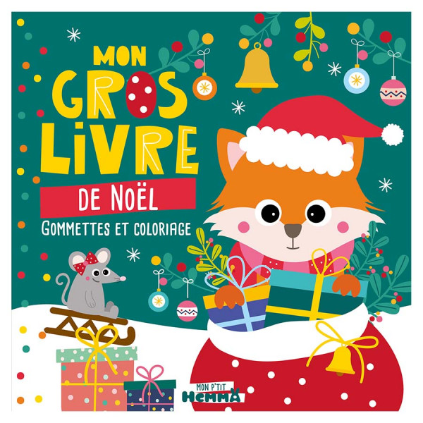 Livre de gommettes et coloriage Mon Gros Livre de Noël !