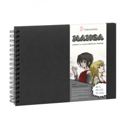 Carnet Layout couverture rigide - 80 g/m² - 75 feuilles A5 14,8 x 21 cm,