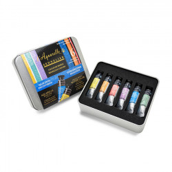 Aquarelle extra-fine Set Couleurs irisées 6 tubes 10 ml Découverte