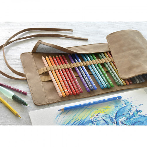 Trousse Rouleau + 30 Crayons aquarellables A. Dürer