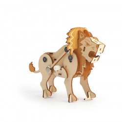 Maquette en Bois 3D Mécanique 14 x 10 x 5 cm Lion