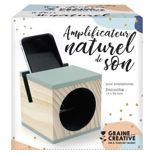 Amplificateur de Son pour Portable 9,5 x 9,5 cm