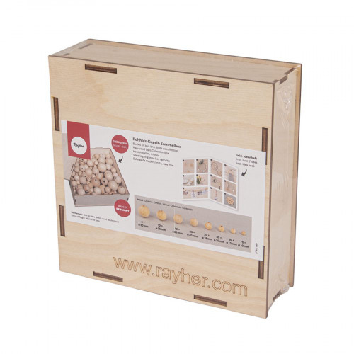 Coffret de 222 Perles en bois