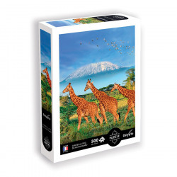 Puzzle 500 pièces XL Girafes