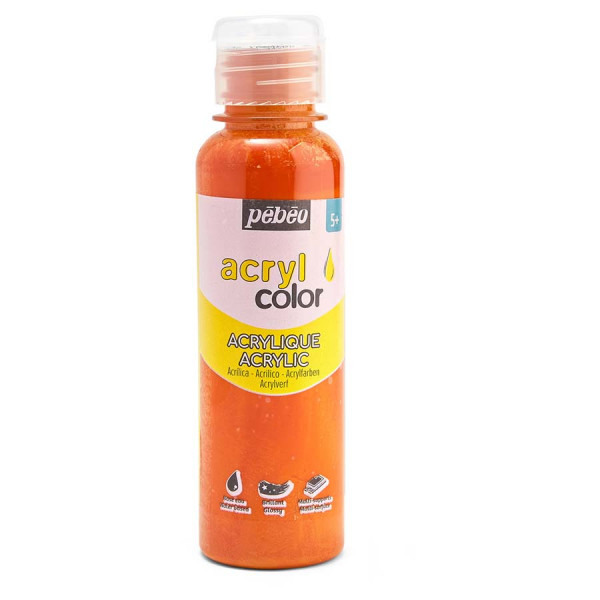 Peinture acrylique Acrylcolor orange vif - 150 ml