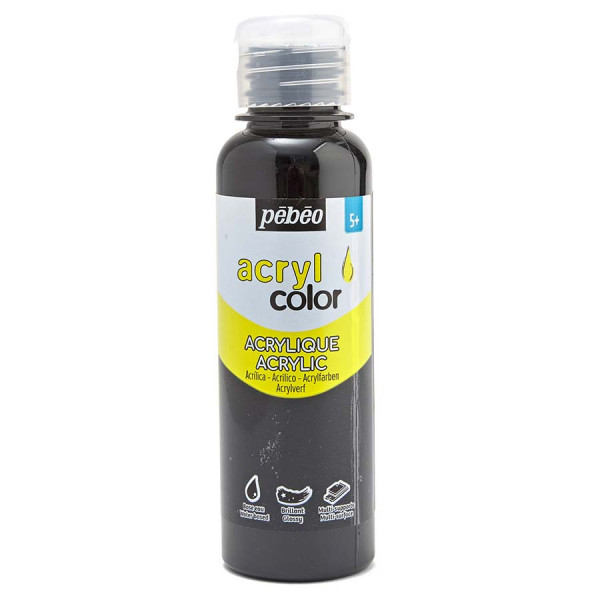 Acrylcolor - 150 ml - Noir