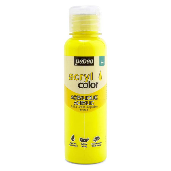 Acrylcolor - 150 ml - Jaune fluo