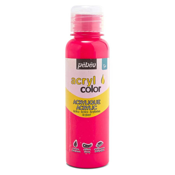Acrylcolor - 150 ml - Rose fluo