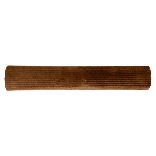 Rouleau de tissu 30 cm x 1 m Velours côtelé Marron