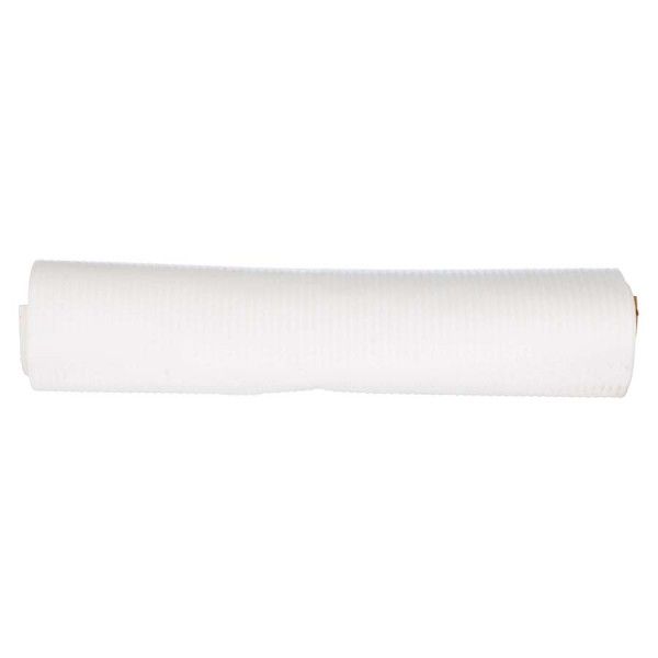 Rouleau de tissu 30 cm x 1 m Velours côtelé Blanc