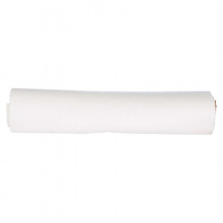 Rouleau de tissu 30 cm x 1 m Velours côtelé Blanc