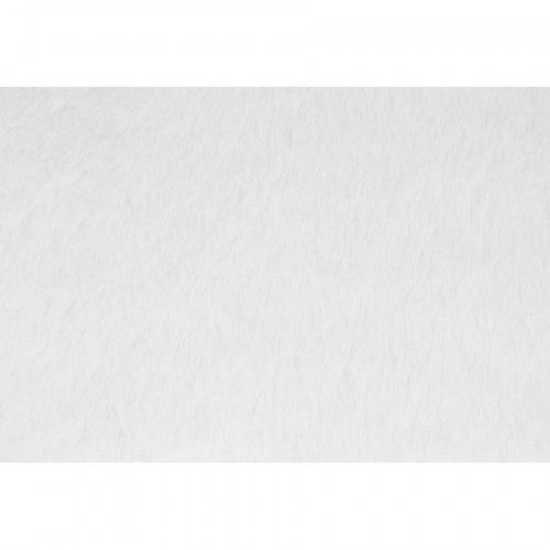 Rouleau de tissu 30 cm x 1 m Fausse fourrure Lapin Blanc