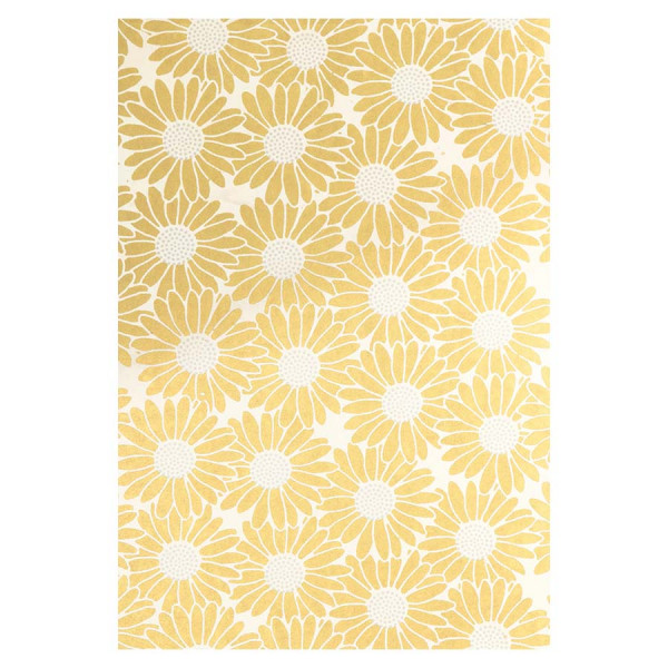 Papier népalais Lokta 28 x 21,5 cm 12 pcs Foil Doré