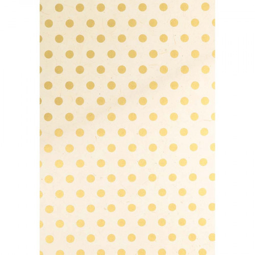 Papier népalais Lokta 28 x 21,5 cm 12 pcs Foil Doré