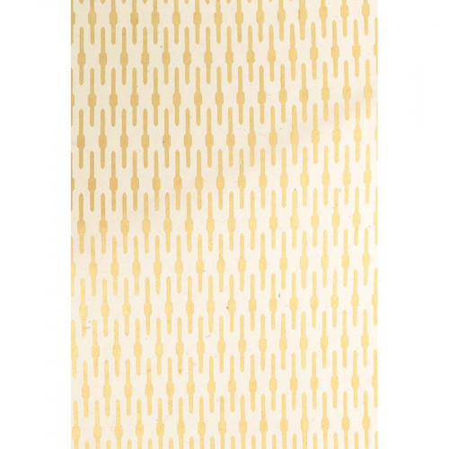 Papier népalais Lokta 28 x 21,5 cm 12 pcs Foil Doré