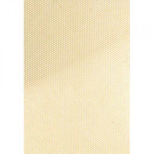 Papier népalais Lokta 28 x 21,5 cm 12 pcs Foil Doré