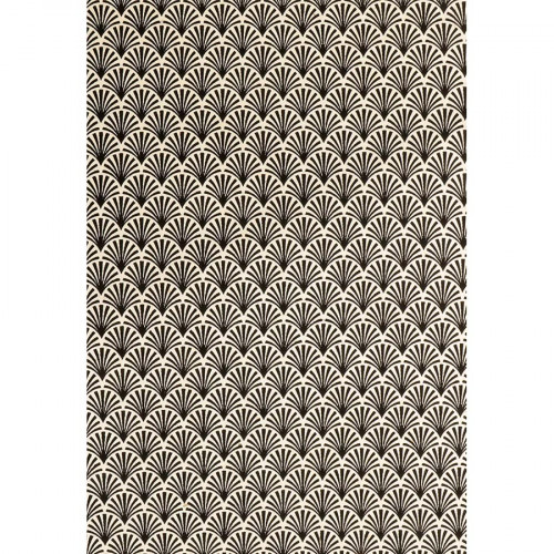 Papier népalais Lokta 28 x 21,5 cm 12 pcs Foil Noir Jaune