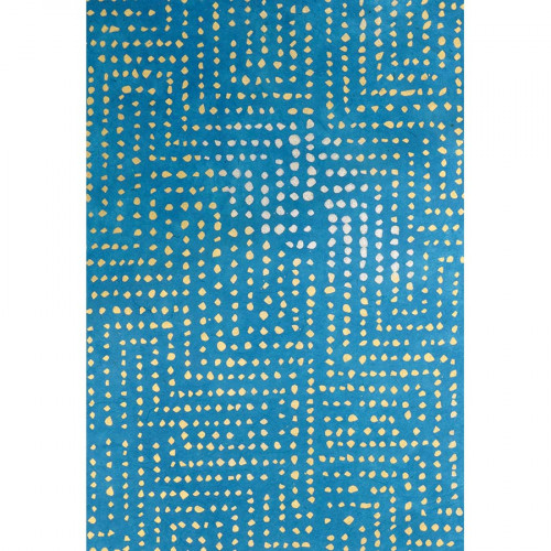 Papier népalais Lokta 28 x 21,5 cm 12 pcs Foil Bleu