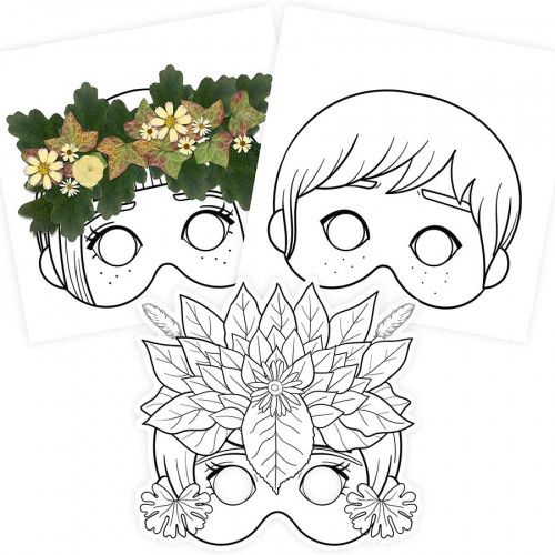 Carnet de coloriage Graffy Nature Pop Mask