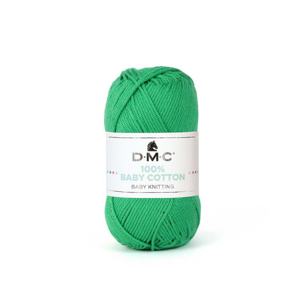 Fil tricot et crochet 100% Baby Cotton 781 Vert