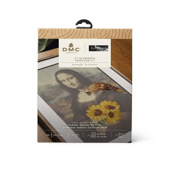 Kit de broderie traditionnelle Mona Lisa & Les Tournesols