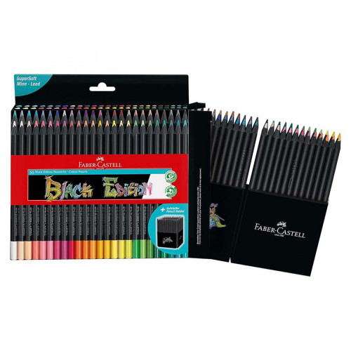 Crayons de couleur Black Édition 50 pcs