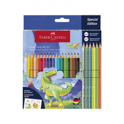 Crayon de couleur Grip Dinosaure 24 pcs
