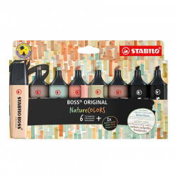 Surligneur BOSS ORIGINAL NatureCOLORS 8 pcs