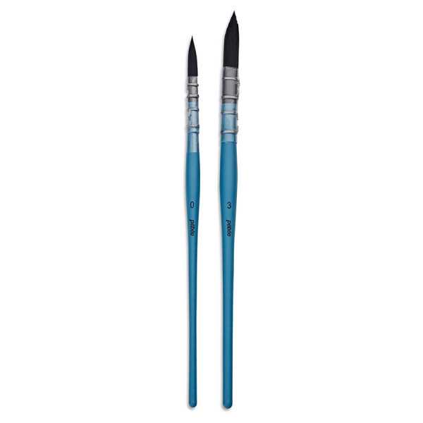 Pinceau Mouilleur Imitation Petit Gris 2 pcs N°0 et 3