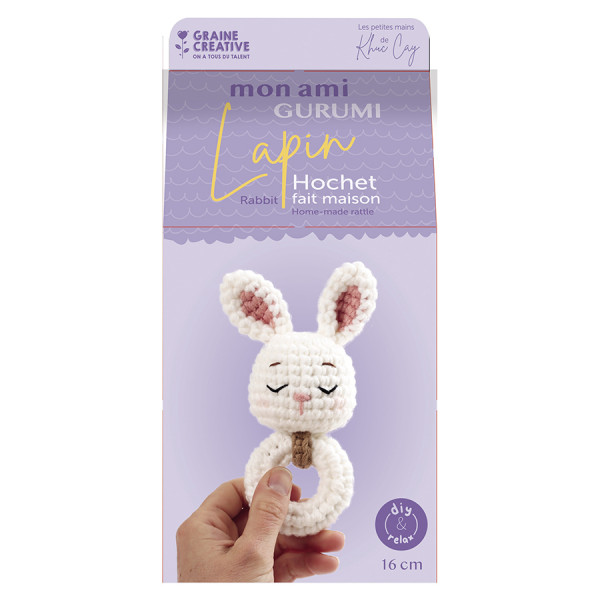 Kit crochet Hochet Lapin