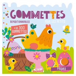 Livre de gommettes pour les petits : Pâques