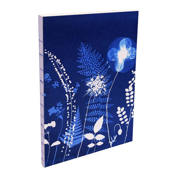 Carnet Brochure souple Ligné Cyanotype A5 14,8 x 21 cm 160 pages