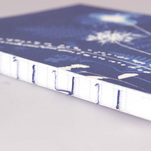 Carnet Brochure souple Ligné Cyanotype A5 14,8 x 21 cm 160 pages