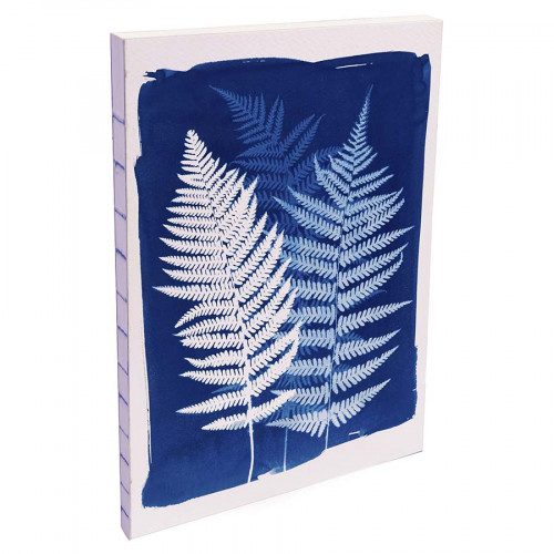 Carnet Brochure souple Ligné Cyanotype A5 14,8 x 21 cm 160 pages