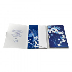 Set de correspondance Cyanotype 12 x 16,5 cm