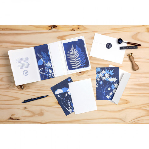 Set de correspondance Cyanotype 12 x 16,5 cm