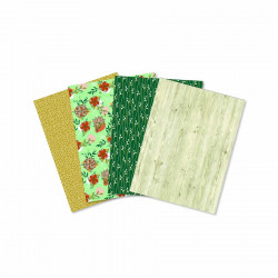 Papier Mix & Patch 30 x 40 cm 4 pcs Natur'elle