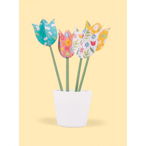 Carton Décor 25 x 35 cm 160 g 40 pcs Printemps