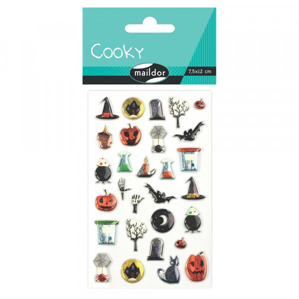 Stickers 3D Cooky Halloween